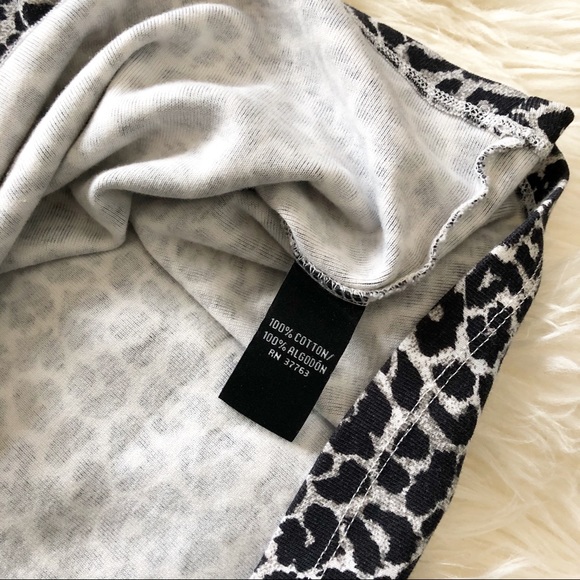 Rafaella 3/4 Sleeve Leopard Print Top Size XL - Picture 4 of 5